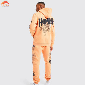 ชุดฮู้ดดี้ผ้าฟลีซแบบเรียบสำหรับผู้ชายและชุดวอร์มพิมพ์ลาย ระบายอากาศได้ดี เสื้อผ้าฤดูหนาว ผู้ผลิตขายส่ง - Product Image 6