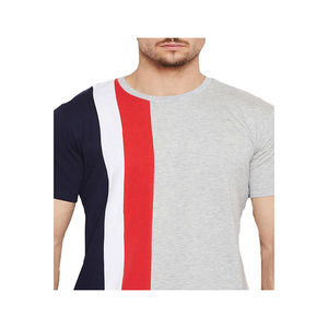 Producto en Oferta, Nuevo Conjunto de Verano para Hombre, Camiseta de Manga Corta y Pantalones Cortos, Conjunto de Dos Piezas en Color de Contraste para Adultos, OEM - Product Image 2