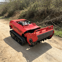 Broyeur RC robuste à essence 4x4 CE pour terrains accidentés, coupe de broussailles et d'herbe