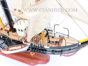 El fabricante de Gia Nhien aprueba el diseño personalizado MOQ bajo modelo USS MICHIGAN barco alto con barco modelo de artesanía de alta calidad - Product Image 4