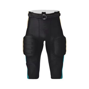 Pantalones de fútbol americano de compresión con 7 almohadillas transpirables con estampado personalizado al por mayor, pantalones de práctica de entrenamiento de estilo callejero - Product Image 3