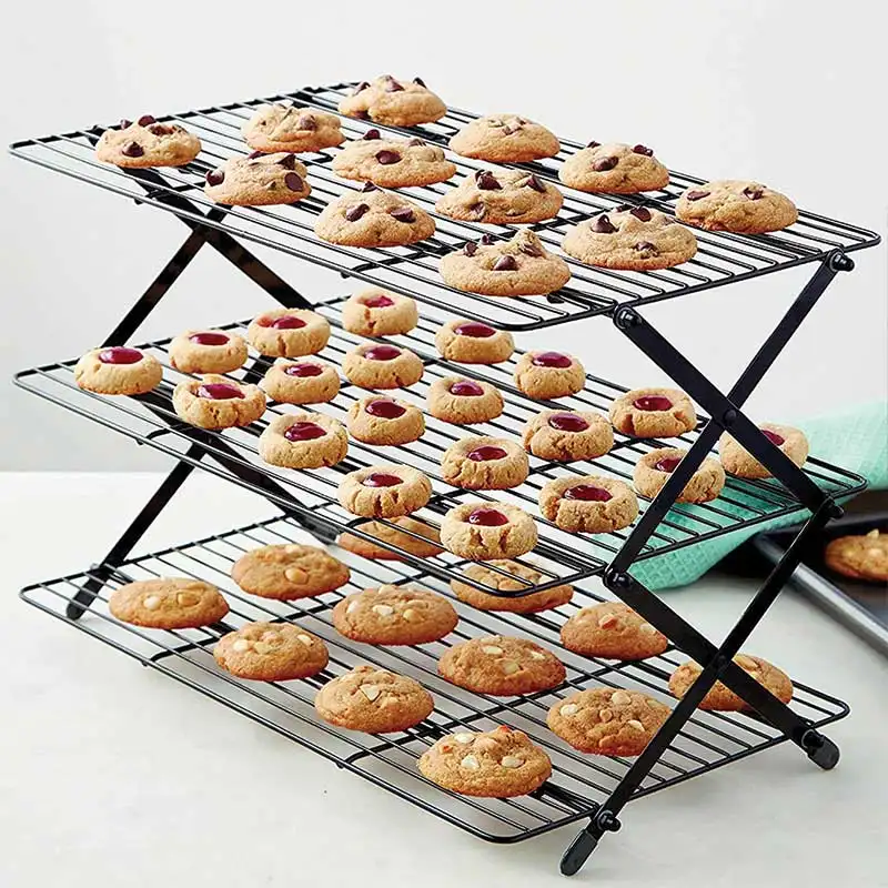 Bakery Trolley Used Bread Meat Chef Pizza Large Heavy Duty Server Wire Cake Cooling Rack