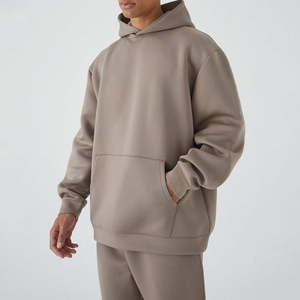 Survêtement Hommes en Coton Polaire Nouveau Design Street Wear Sweats à Capuche et Pantalons de Jogging Ensembles Survêtement Lourd de Haute Qualité 330gsm - Product Image 4