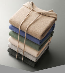 Pull vierge lourd Streetwear sweat à manches longues Logo personnalisé pull de marque grande taille sweat à capuche surdimensionné pour hommes - Product Image 4