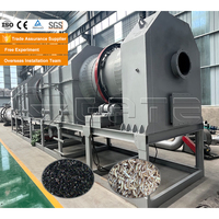 Horno de Carbonización de Carbón Vegetal Activado, Línea de Producción Continua de Carbón, Nuevo Motor, 300-1200KG/H, Precio de Fábrica