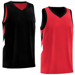 Maillot de basket-ball personnalisé avec logo, 100% polyester, respirant, évacuant l'humidité, séchage rapide, confortable, pour homme, été, en solde - Product Image 4