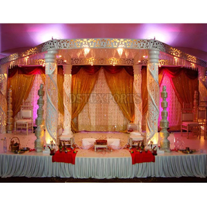 Mandap DST งานไม้ที่สวยงามสำหรับงานแต่งงานงานหัตถกรรมแบบดั้งเดิมทนทานผู้ผลิต Mandapam ในร่มเวทีการแต่งงานในสหราชอาณาจักร - Product Image 3