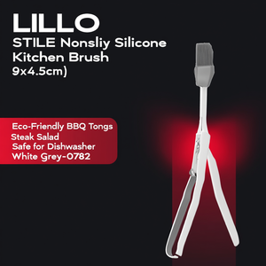 แปรงซิลิโคนสำหรับทำอาหาร (9x4.5 ซม.) LILLO STILE สีขาวและสีเทา 0782 - Product Image 3