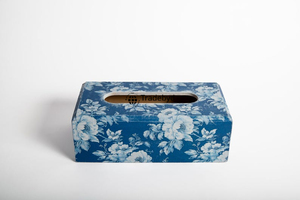Tradebyd Luxury <b>Square</b> <b>Wooden</b> Enamel Printed Tissue <b>Box</b> and Holder for Hotel Table Counter - Product Image 4