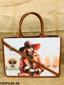 Borsetta in pelle artificiale stampata di design un accessorio lussuoso ed elegante perfetto per le <span class=keywords><strong>donne</strong></span> <span class=keywords><strong>che</strong></span> apprezzano l'eleganza - Product Image 4