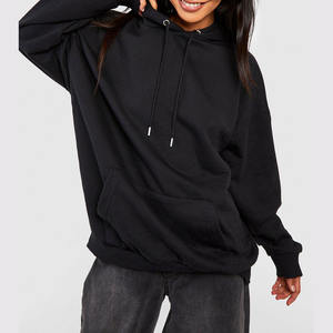 Sudadera con capucha y cremallera de gran tamaño para mujer, sudadera con cremallera completa de mezcla de algodón suave con ajuste relajado y bolsillos delanteros para uso informal diario - Product Image 3