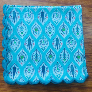 Fabricrush 100% servilletas de tela de algodón puro bordado de alta calidad patrón de granja moderno hecho a mano para uso diario Halloween - Product Image 1