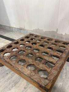 เก้าอี้ไม้แบบดั้งเดิมของชาวอินเดีย ราชสถานี ทำด้วยมือ ใช้เป็นโต๊ะข้างเตียง ตกแต่งบ้าน หรือเป็นเก้าอี้เด็ก - Product Image 6