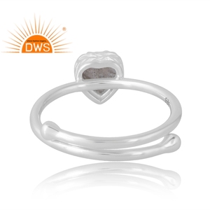 Dernière vente 925 argent Sterling naturel Labradorite pierre précieuse bague bijoux personnalisés pour les femmes cadeau pour elle - Product Image 2