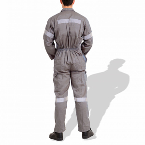 Traje de trabajador resistente al fuego para hombre, mono de tira reflectante con cinta ignífuga, ropa de seguridad - Product Image 6