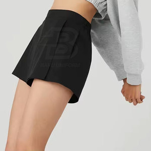 Shorts en coton respirant à séchage rapide pour femmes avec logo imprimé personnalisé, taille à cordon de serrage, couleur personnalisée, fabriqué au Pakistan pour adultes - Product Image 2