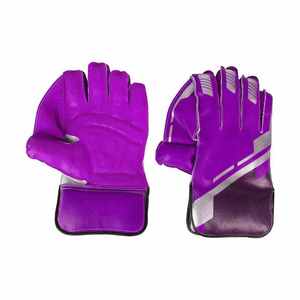 Guantes de bateo de cricket personalizables de alta calidad Diseño a todo color y tamaño Hecho de cuero Opciones OEM - Product Image 1
