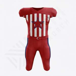 Nuevo Uniforme de Fútbol Americano Personalizable para Hombre, Antibacteriano, con Nombre de Equipo Personalizado, Único, Transpirable, Manga Larga, Talla Grande - Product Image 1