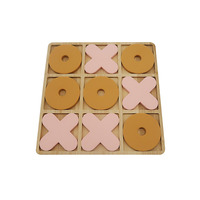 Xo Tic Tac Toe éducation précoce Puzzle pensée blocs d'exercice bataille jeu de société jouets jeu de fête intérieure pour enfants