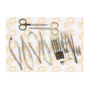 ชุดเครื่องมือผ่าตัดพื้นฐานไมโคร17ชิ้นเครื่องมือผ่าตัดแบบแมนนวลแหล่งพลังงาน - Product Image 1