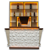 Armoires de Bar personnalisées de luxe modernes, vente en meilleure qualité, Table de salle à manger en bois lourd entièrement personnalisable