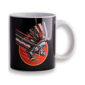 Taza Vintage de Judas Priest 'Screaming for Vengeance' de 200 ml, Cerámica de Doble Pared, Apta para Microondas, Ideal para Regalos Empresariales o Uso Personal - Product Image 1
