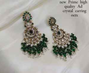 คอลเลคชั่นต่างหูมุกและมุกขนาดใหญ่ดีไซน์เนอร์แฟชั่นดีไซน์เนอร์ตัดทรงรีสำหรับผู้หญิง - Product Image 6