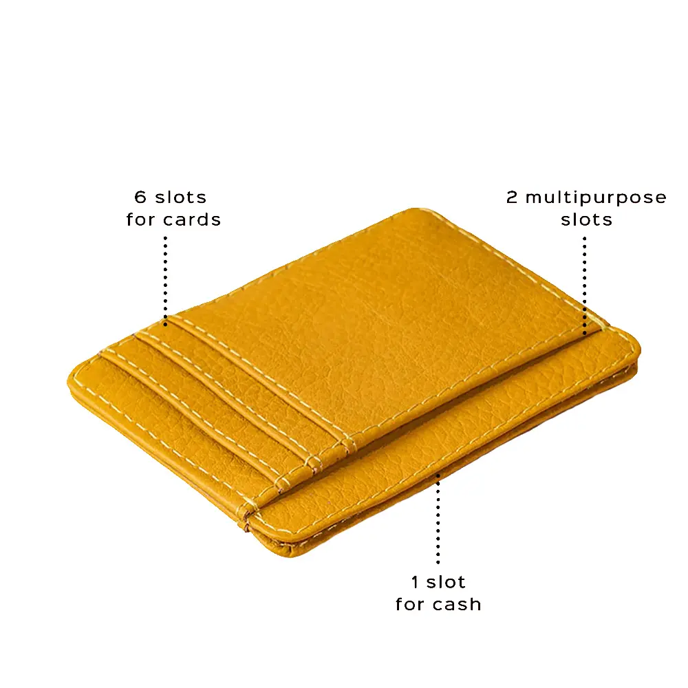 bankomkartenhalter benutzerdefinierte pvc-kartenhalter kartenhalter herren-brieftasche Kuhleder business geschenke smart-wallet RFID