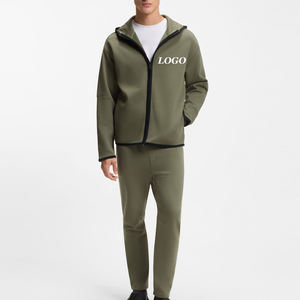 Sudadera con Capucha de Forro Polar para Hombre, 100% Algodón, Cómoda, Transpirable, Duradera, Diseño Frontal con Logotipo Personalizado, Estilo Vintage, para Invierno - Product Image 1