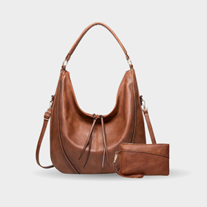 Bolso Hobo de cuero genuino hecho a mano indio para mujer, bolso para oficina y uso diario - Product Image 1