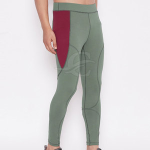 Legging pour homme de haute qualité avec un design unique, respirant, en spandex/polyester, taille élastique, longueur intégrale - En stock - Product Image 2