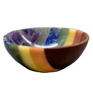 ชามคริสตัลพลอย7ชามหินธรรมชาติสำหรับตกแต่งขายส่ง - Product Image 1