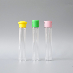 Mini Botella PET de Alta Calidad de 60 ml, Tamaño de Cuello 28/410, Tapas, Bomba para Loción, Tapa Colorida, Forma Cilíndrica, Cosmético, Aceite Capilar - Product Image 3