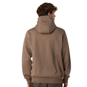 Sudadera con Capucha para Hombre, Color Marrón Moca, de Algodón y Felpa, Cálida, Informal, Lisa, con Capucha, Manga Larga, Estilo Urbano, Color Sólido - Product Image 3
