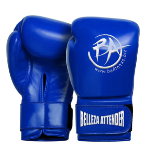Gants de boxe Muay Thai Kick et MMA d'entraînement en cuir véritable sans marque en noir avec logo personnalisé - Product Image 5