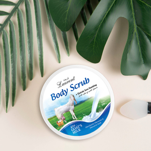 Crème exfoliante pour le corps au lait de chèvre, exfoliation douce, hydratation, soin de la peau pour une peau lisse et éclatante, offre OEM - Product Image 3