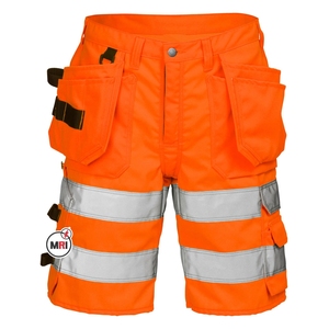 Hi VIS กางเกงขาสั้นเสื้อโปโลมีลายพิมพ์ออกแบบเองหรือปักโลโก้ปรับแต่งได้ตามต้องการกางเกงขาสั้นสะท้อนแสง Hi Viz - Product Image 3