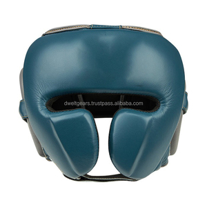 Custom Boxing Head Guard OEM Manufacturer Premium PU Leather Headgear for Sparring Training - Product Image 1