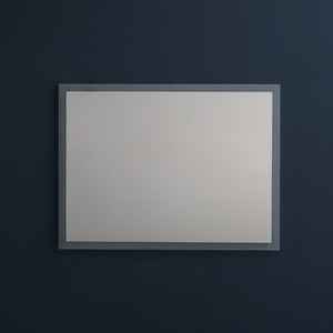 Miroir de salle de bain rétroéclairé par LED, réversible, 80x60 cm, résistant à l'eau, à fixer au mur - Product Image 4