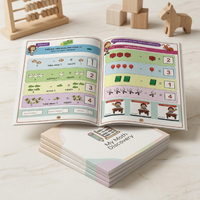 Impression en gros de catalogues pour enfants avec papier offset, reliure parfaite, papier couché, matériaux recyclés, taille personnalisée