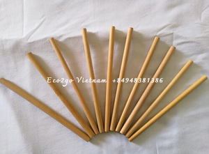 Biodegradable Bamboo <b>Straws</b> Replace <b>Disposable</b> Plastic <b>Straws</b>/ Bamboo Drinking <b>Straws</b> Set With Brush Cleaning in ECO2GO VIETNAM - Product Image 2