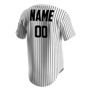Maillot de baseball pour hommes à sublimation, prix de gros, grande taille, respirant, séchage rapide, logo personnalisé imprimé, vêtements de sport - Product Image 2