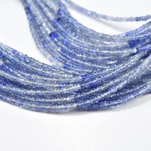 Cuentas Redondas Facetadas de Tanzanita Natural en Tonos Degradados de 3 mm, Cuentas Sueltas de Piedras Preciosas, Hilo de 16 Pulgadas para la Fabricación de Joyas al Mejor Precio - Product Image 4