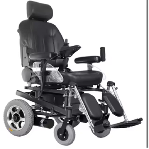 Fauteuil roulant électrique pliable pour handicapés, dernière génération, robuste, autonomie de 40 miles, 2 batteries, capacité de 550 à 1000 W - Product Image 1