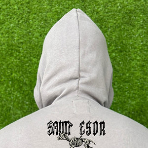 Men's Hoodies with Custom Logo Digital Printing High Quality 100% Cotton Fleece Long Sleeve Pullover Winter Embroidered Top <b>Boys</b> - Product Image 5