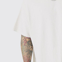 Camisetas de Cuello Redondo para Hombre al por Mayor, Talla Grande, Manga Corta, 100% Algodón, Tejido de Punto, Impresión Personalizada, Stock Disponible, Mejor Calidad