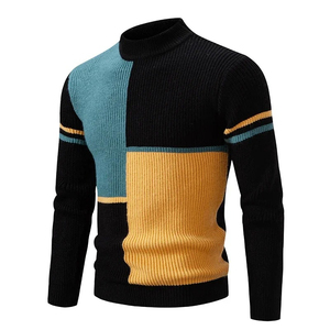 Pull d'hiver en cachemire 100% tricoté sur mesure pour homme, respirant, confortable, épaisseur en polaire, taille personnalisée - Product Image 5