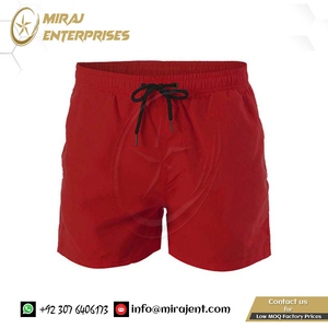 Pantalones cortos deportivos de secado rápido con estampado sólido multicolor para hombre, pantalones cortos informales de uso diario para la playa, venta al por mayor - Product Image 6