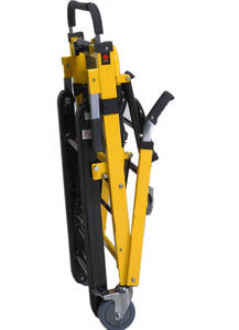 Kursi perenggang tangga Manual, rangka aluminium dapat dilipat langsung dari pabrik dengan trek dan roda untuk Transfer pasien - Product Image 5