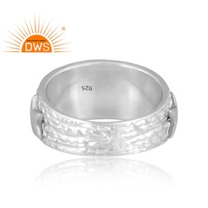 แหวนสายรัดประดับดาวสีเงินสเตอร์ลิงขายดีเครื่องประดับสั่งทำสำหรับผู้หญิงของขวัญสำหรับผู้หญิงสำหรับเธอ - Product Image 4